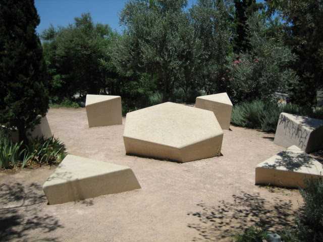 Holocaust Memorial in Athens, Greece.