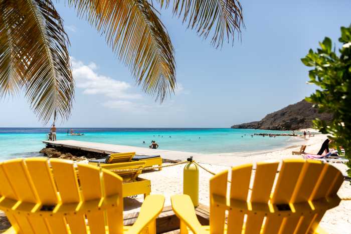 Playa Porto Marie beach in Curacao.