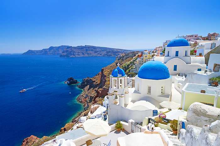 Santorini Island, Greece.