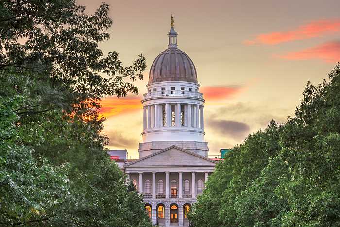 The Maine State House in Augusta.