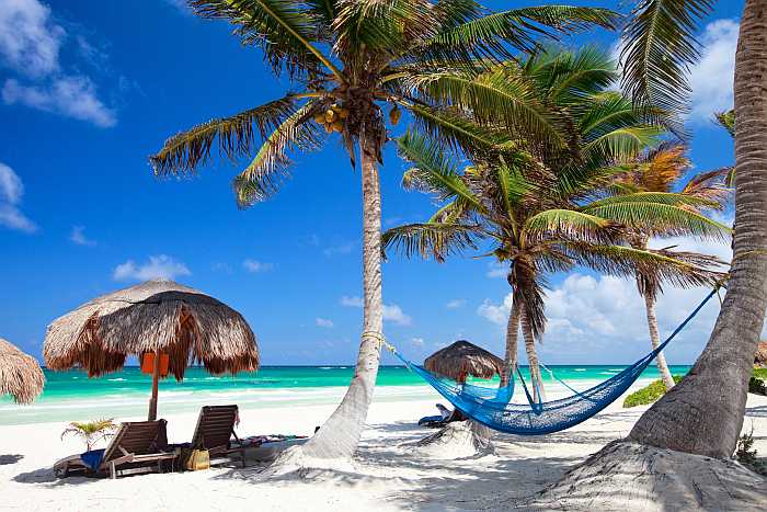 Beach in Mexico.