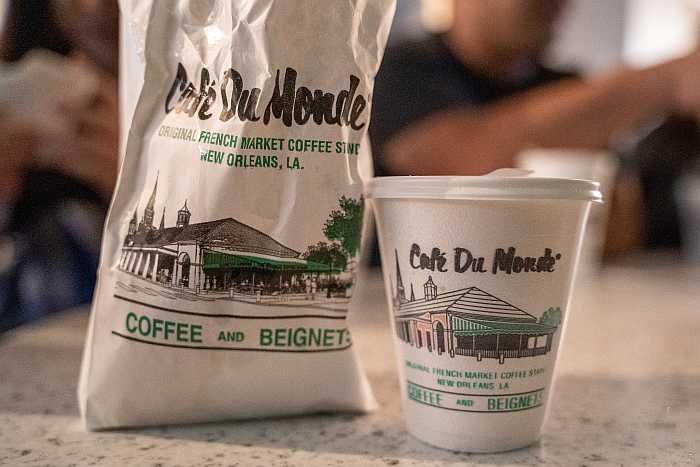 Kosher food in New Orleans - Cafe du Monde.