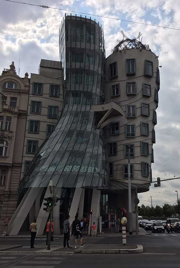 Dancing House in Prague.