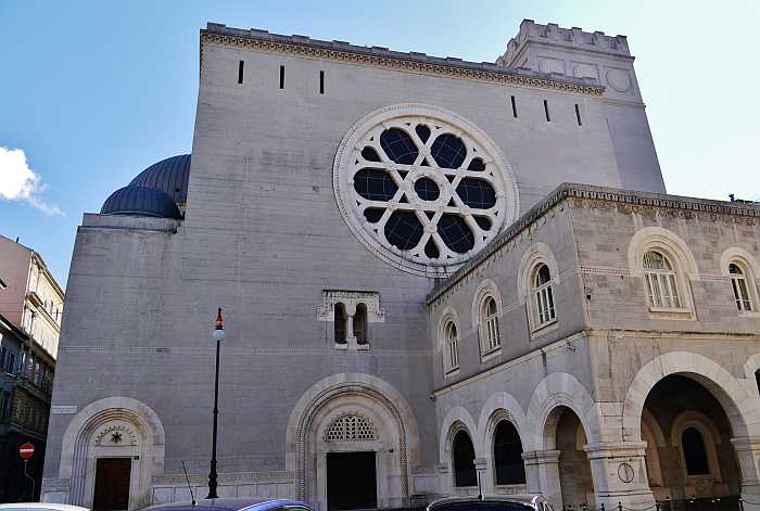 The Grand Synagogue of Trieste, Italy. 