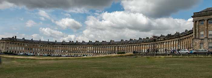 Royal Crescent in Bath.