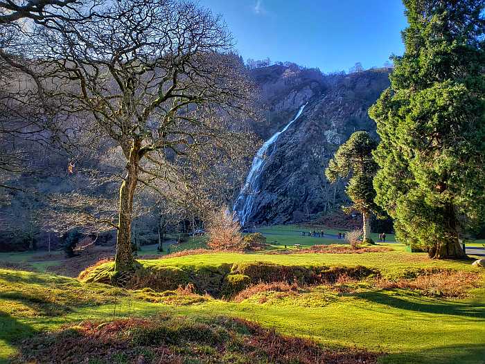 Powerscourt Waterfall in Ireland.